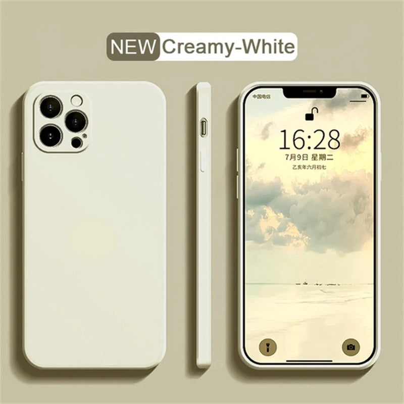 Luxury Liquid Silicone Shockproof Case for iPhone