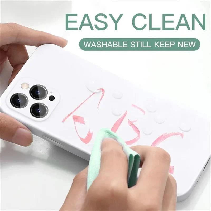 Luxury Liquid Silicone Shockproof Case for iPhone