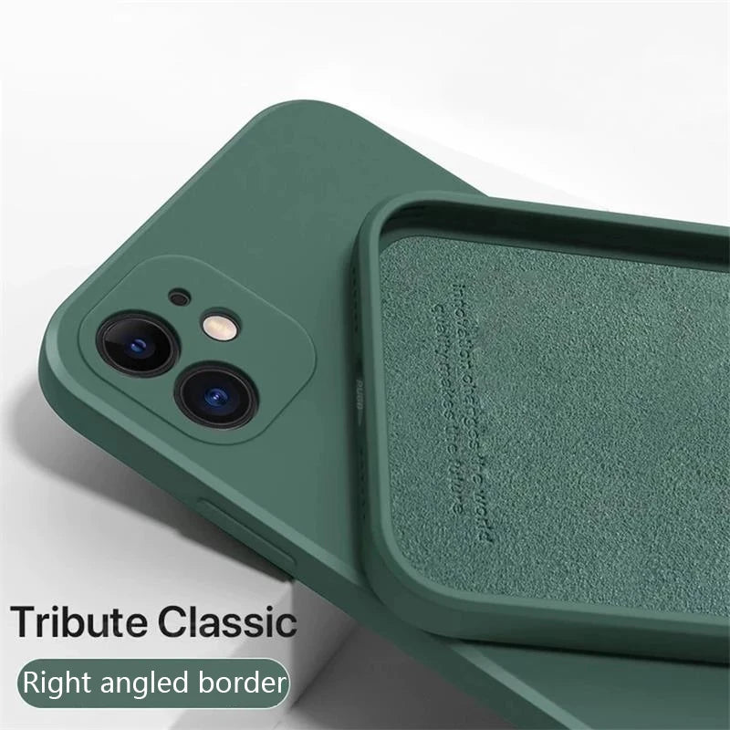 Luxury Liquid Silicone Shockproof Case for iPhone