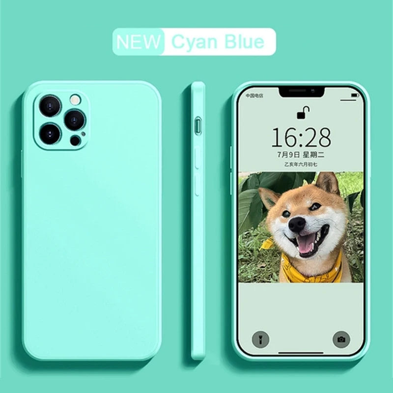 Luxury Liquid Silicone Shockproof Case for iPhone
