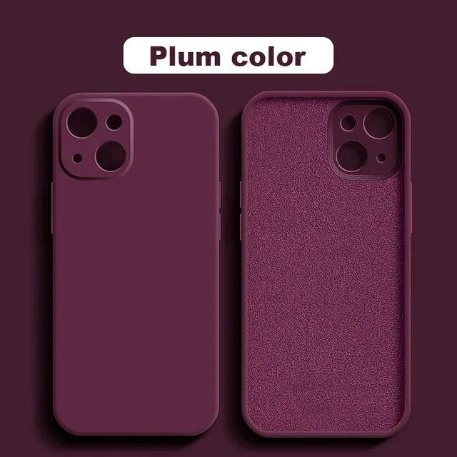 Luxury Liquid Silicone Shockproof Case for iPhone