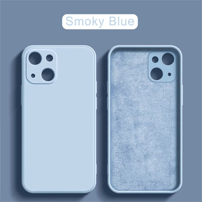 Luxury Liquid Silicone Shockproof Case for iPhone