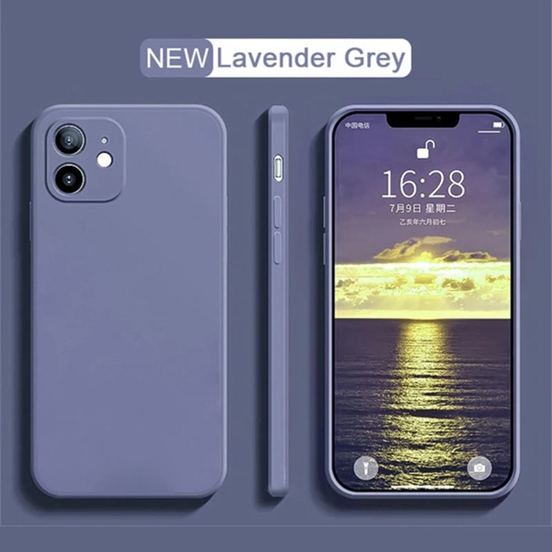 Luxury Liquid Silicone Shockproof Case for iPhone